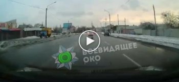 В Харькове таксист переехал собаку