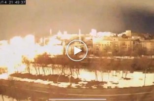 Появилось вечернее видео прилета от оккупантов в жилой район Харькова