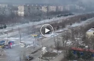 Мариуполь. Азов уничтожает танки, ББМ и пехоту российских оккупантов