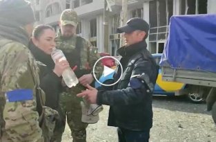 Видео работы подразделения ГСЧС из Николаевской обладминистрации