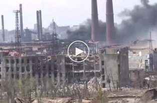 Азовсталь сегодня, видео попытки штурма фашистами завода
