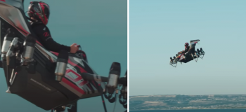 Французский изобретатель, пересекший Ла-Манш на ховерборде, создал новый летательный аппарат (9 фото + 1 видео)