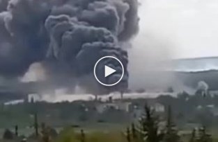 Сильный взрыв в Соледаре, Донецкая область