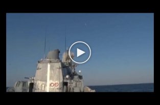 Видео для Гааги. В минубийствах рф показали вчерашний запуск ракет Калибр по территории Украины