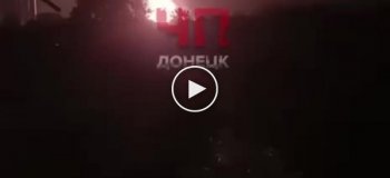Донецк, удар по пивзаводу. Сообщают, что там был склад с БК оккупантов