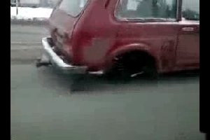 Русские даже без колес ездят