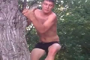 Неудачная попытка залезть на дерево
