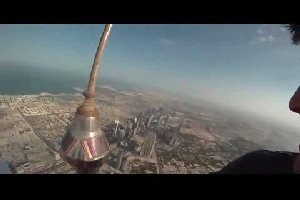Burj Dubai: вид с самой высокой точки